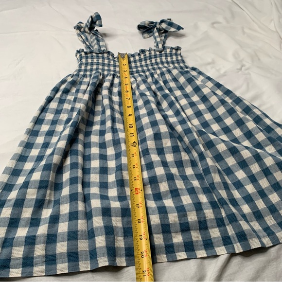 Cecil and Lou Blue and White Gingham Dress Girl’s Size 8 - Picture 7 of 8